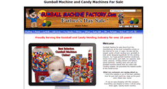 Desktop Screenshot of gumballmachinefactory.com